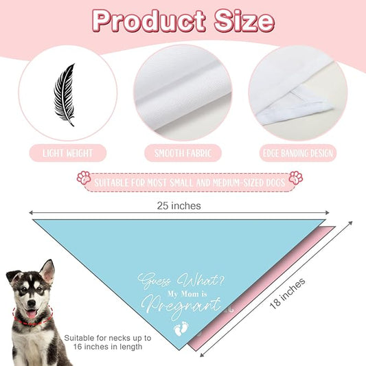 2 Packs Baby Announcements Ideas Guess What? My Mom is Pregnant Pregnancy - Image 2