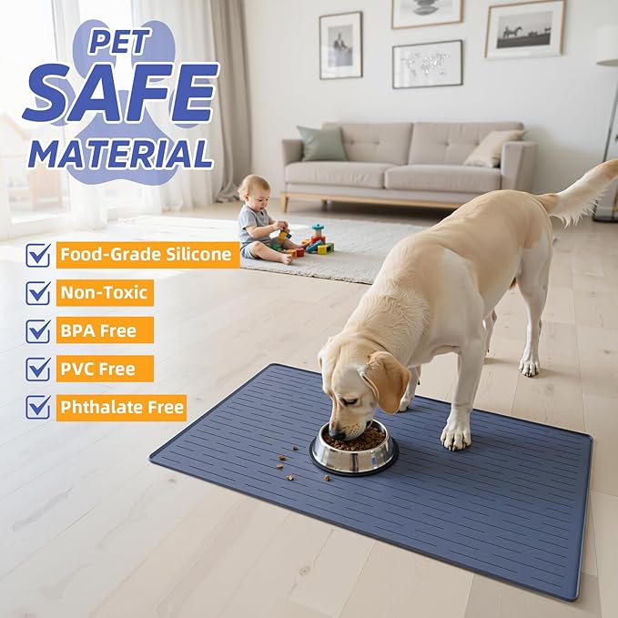 Large Dog Mats for Food and Water - Image 4