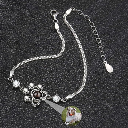 Custom Photo Projection Bracelet Dog Paw Bracelets Personalized Photo Bracelet - Image 3