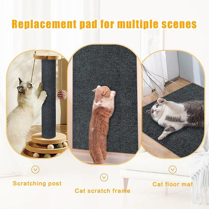 Cat Scratch Mat, 118.5"x17.4" Trimmable Self-Adhesive Cat Scratch Furniture - Image 5