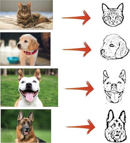 Custom Pet Portrait Necklace - Image 8