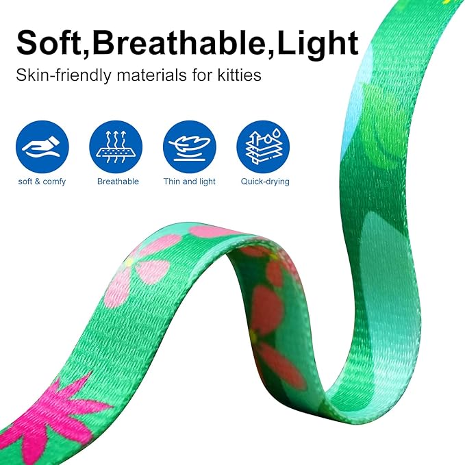 Cat Harness and Leash Set with Matching Collar – Escape Proof Harness - Image 4