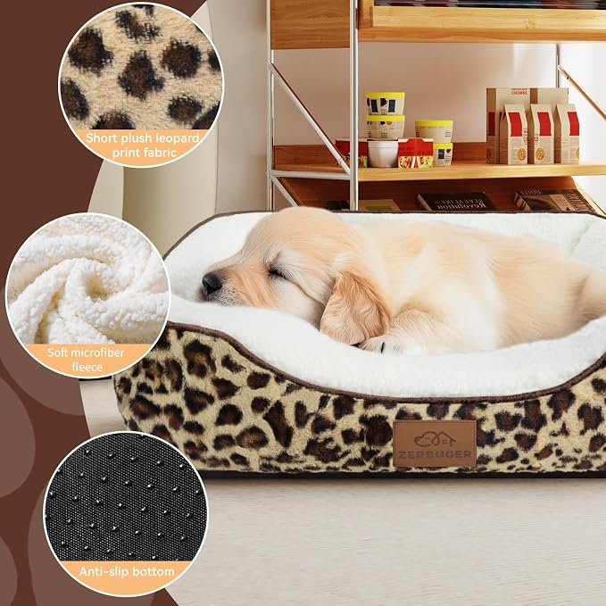 Rectangle Cat Dog Bed for Large Medium Small Pets Indoor Outdoor Machine - Image 4