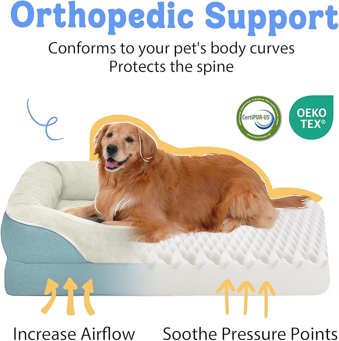 Washable Orthopedic Large Dog Bed - Image 2
