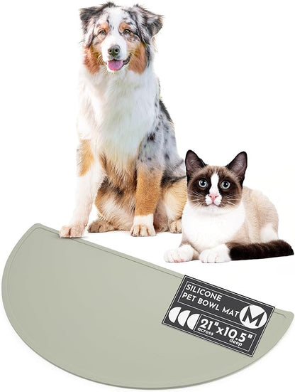 Should We Go - Waterproof Silicone Pet Food Mat - Non-Slip, Spill-Proof Feeding by ShouldWeGo