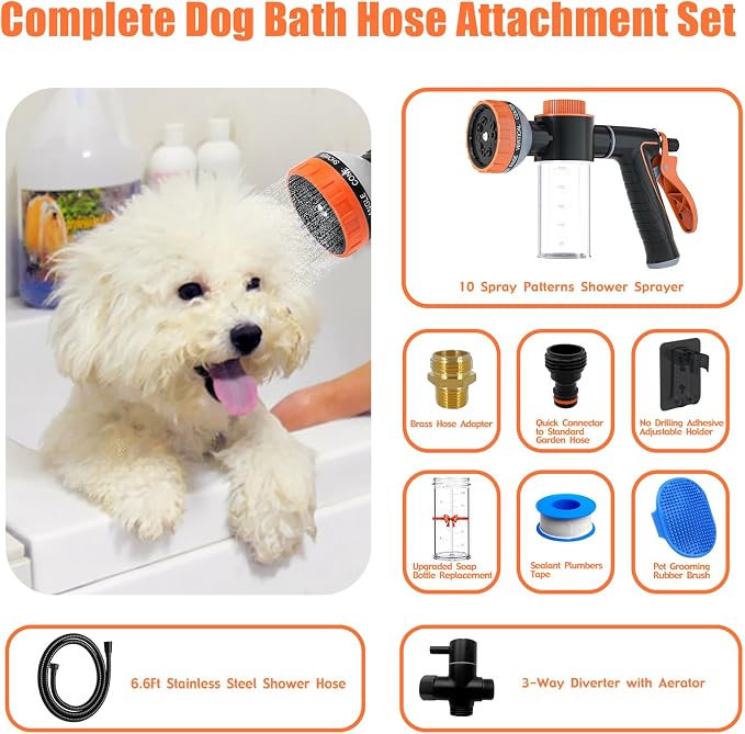 Dog Washing Hose Attachment for Pet Bathing - Image 8