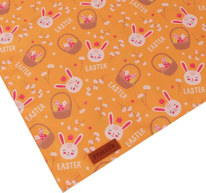 PTDECOR Easter Dog Bandana 2 Pack, Reversible Rabbit Carrot Dog Scarf - Image 6