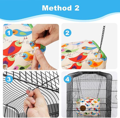 Cotton Bird Bed & Hammock for Cage - Image 4