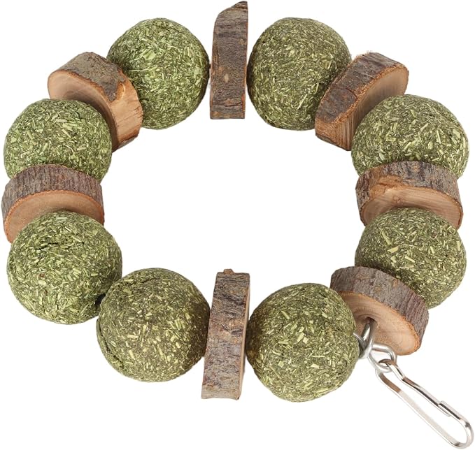 Wood and Straw Chew Toys, Edible and Non, Promote Teeth, Nutritious, - Image 5