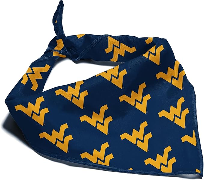 West Virginia Mountaineers Officially Licensed Bandana by ShopInstaPets