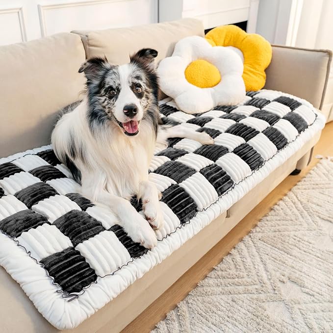 FUNNY FUZZY Pet Couch Covers for Sofa, Couch Covers for Dogs Washable Dog Couch by FUNNYFUZZY