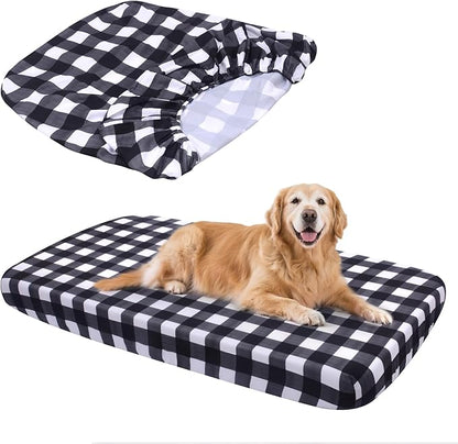 Replacement Dog Bed Covers Elastic Edged Washable Pet Bed Protector by Hoopttay