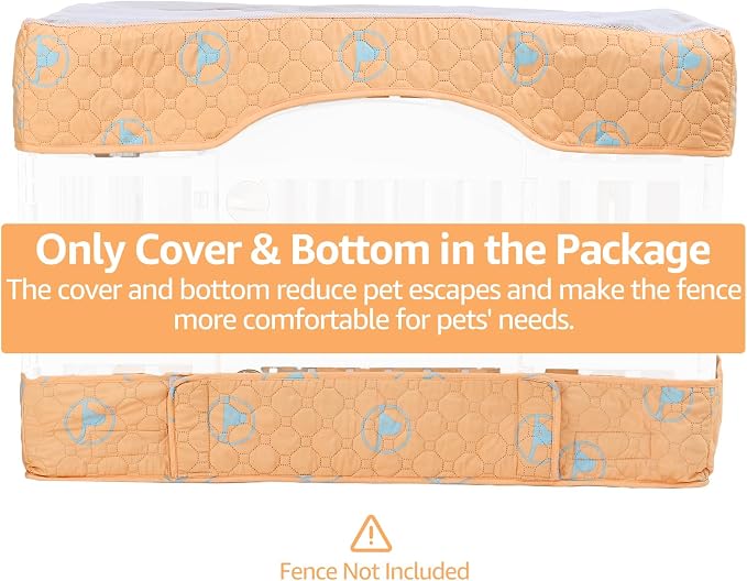 PJYuCien Dog Playpen Bottom Pad and Cover Fits - Image 2