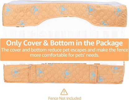 PJYuCien Dog Playpen Bottom Pad and Cover Fits - Image 2