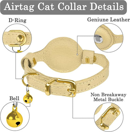 OOPSDOGGY Leather AirTag Cat Collar - Image 3