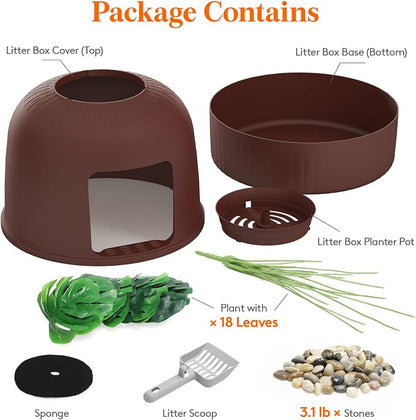 Lifewit Cat Litter Box, Hidden Enclosure Litter Tray - Image 8