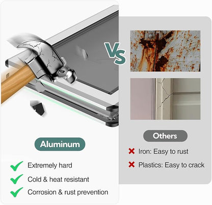 Large Dog Door for Exterior Doors, Aluminum Frame Doggy Door, Fully Magnetic - Image 2