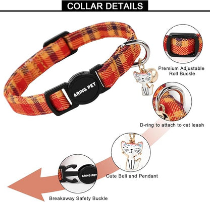 ARING PET 2 Pack Fall Cat Collars-Cute Breakaway Cat Collar - Image 4