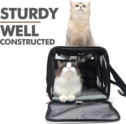 EXPAWLORER Large Cat Carrier Dog Carriers Soft - Image 4