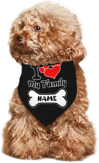 Custom Dog Bandana for Cat Dog Pet Add Your Design Personalized Neckwear - Image 4