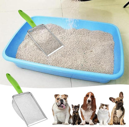 Stainless Steel Mesh Litter Shovel, Fine Mesh Metal Reptile Litter Cleaner - Image 4