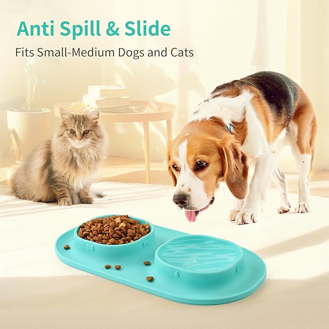 Small Size Puppy Dog Bowls: Food and Water Bowls Set - Image 5