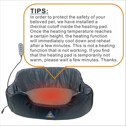 Self-Warming Heated Orthopedic Dog Bed - Image 3
