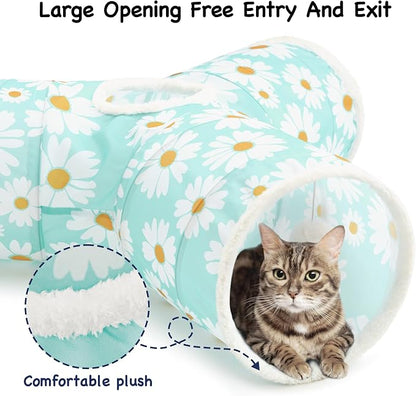 Tempcore Pet Cat Tunnel Tube Cat Toys 3 Way Collapsible, Cat Tunnels - Image 4