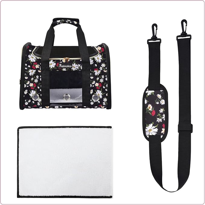 Petmolico Cat Carrier Dog Carrier, Airline Approved Soft Pet Travel Carrier - Image 4