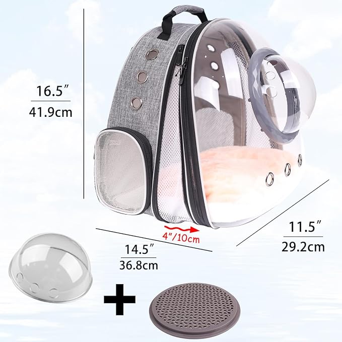 Front Extension Cat Backpack Carrier, Pet Travel Backpack - Image 2