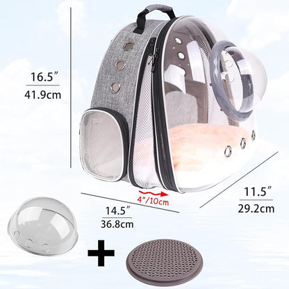 Front Extension Cat Backpack Carrier, Pet Travel Backpack - Image 2