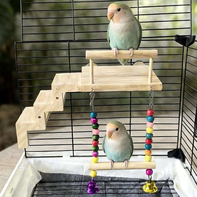 kathson Bird Perches Cage Toys - Image 5