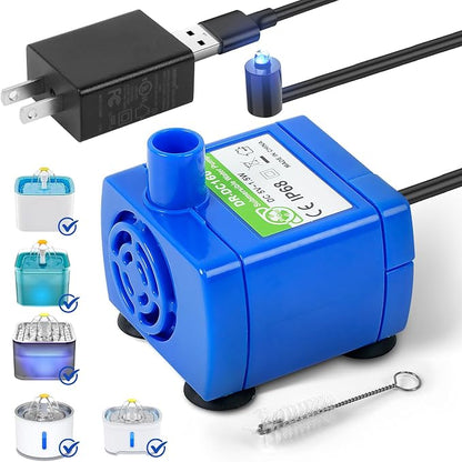 IP68 DR-DC160 Submersible Water Pump Cat Water Fountain Pump by BAOFUM