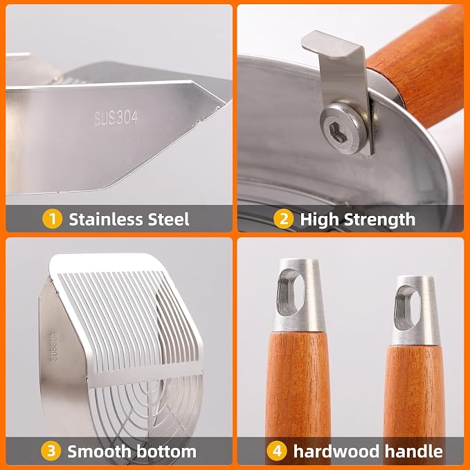 Stainless Steel Metal Cat Litter Scoop - Image 4