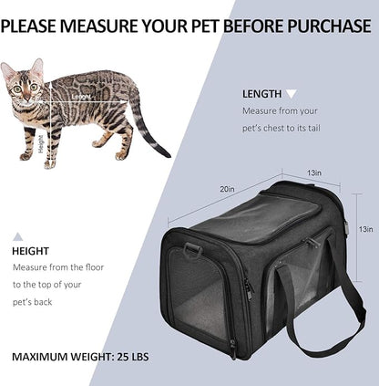 Henkelion Large Soft Sided Cat and Pet Carrier - Image 4