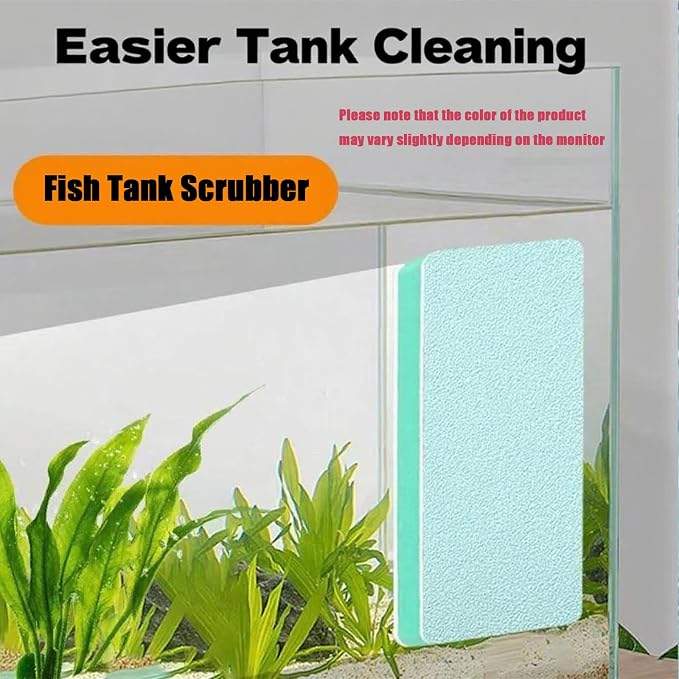 3 Pack Fish Tank Cleaning Tools, Aquarium Double Sided Sponge Brush, Glass - Image 2