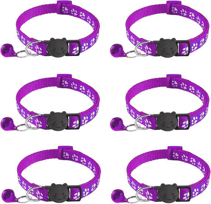 6 Pack Breakaway Cat Collar by Unknown