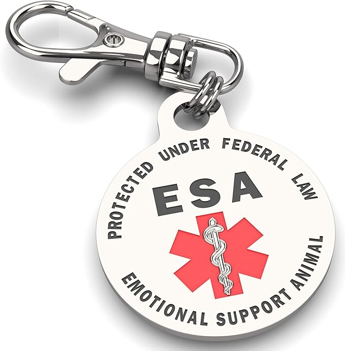ESA tag Emotional support animal tag emotional support animals ID emotional by K9King