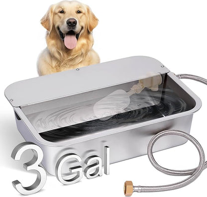 3 Gallon Automatic Dog Water Dispenser by ZHEQOGZH