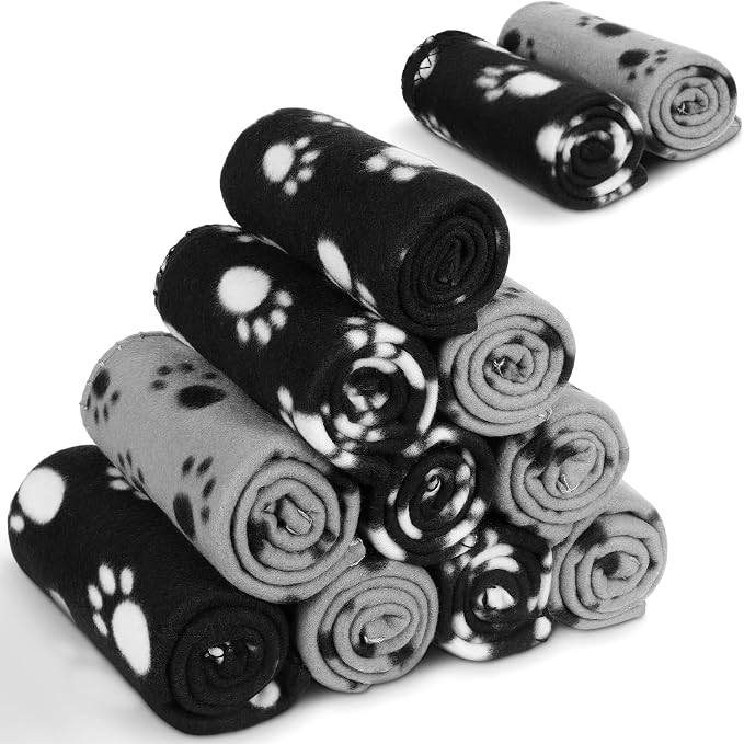 Tegeme 12 Pieces Fleece Blankets by Tegeme