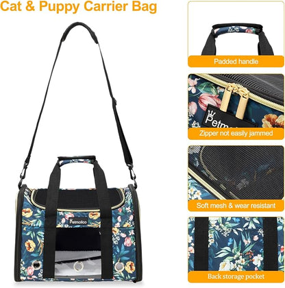 Petmolico Cat Carrier Soft-Sided Pet Bag - Image 2