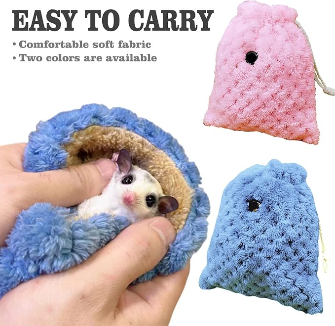 Sugar Glider Bonding Pouch Carrier Bag, Small Animals Sleeping Pouch Bag - Image 2