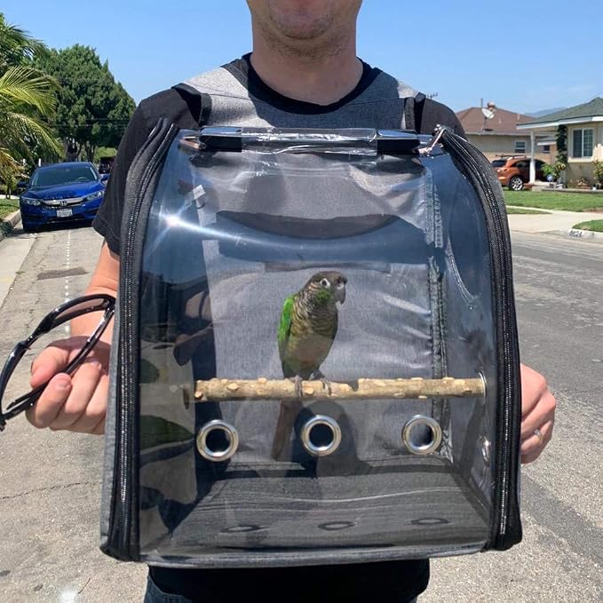 Bird Parrot Backpack Carrier Travel Bag - Image 7