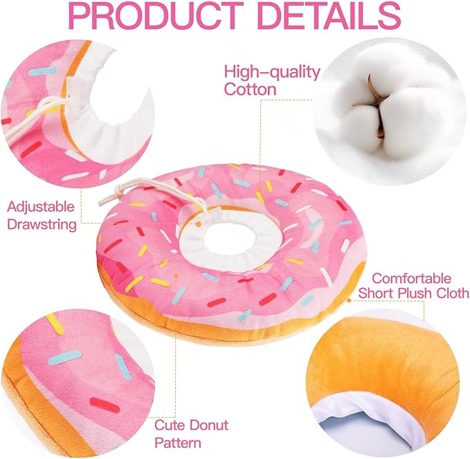 Cat Cone Collar Soft, Adjustable Cat Recovery Collars Spay Cones to Stop Licking - Image 5