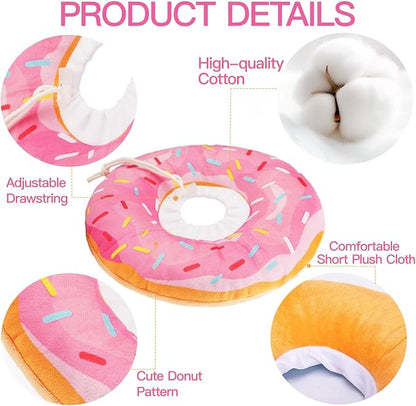 Cat Cone Collar Soft, Cute Cat Donut Collar After Surgery, Adjustable Kitten - Image 5