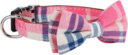 Faleela Soft &Comfy Bowtie Dog Collar, Detachable and Adjustable Bow Tie Collar - Image 3