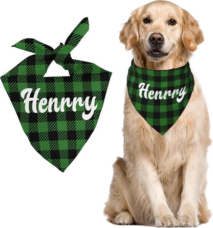 Custom Pet Scarf Personalized Dog Bandana by DOREALA