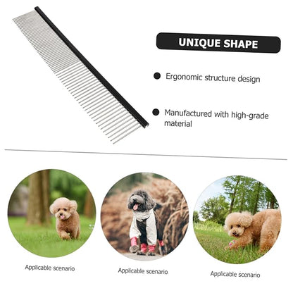 POPETPOP Portable Cat Hair Comb Wear-resistant Grooming Tool Compact Pet - Image 7