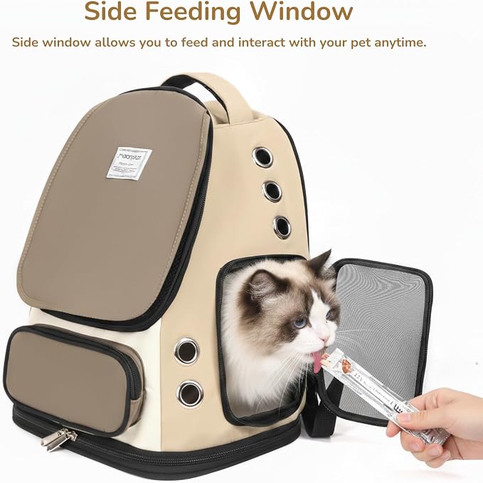 Cat Backpack Carrier, TSA Airline Approved Pet Travel Bag - Image 4