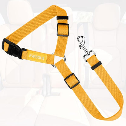 BWOGUE Pet Dog Cat Seat Belts, Car Headrest Restraint Adjustable Safety Leads - Image 2
